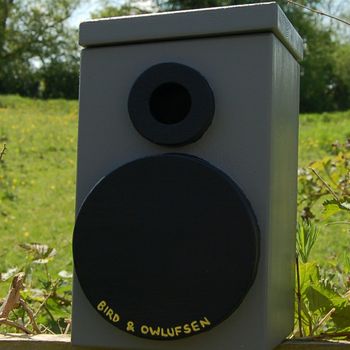 Music Speaker Personalised Bird Box, 4 of 4