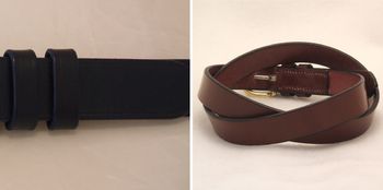 Handmade Golf English Leather Belt, 5 of 5