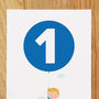 One Today Boy With Balloon Card, thumbnail 3 of 3