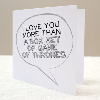 I Love You More Than… Personalised Card, 2 of 3