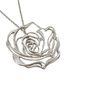 Josie Rose Black Diamond And Silver Pendant, thumbnail 2 of 4