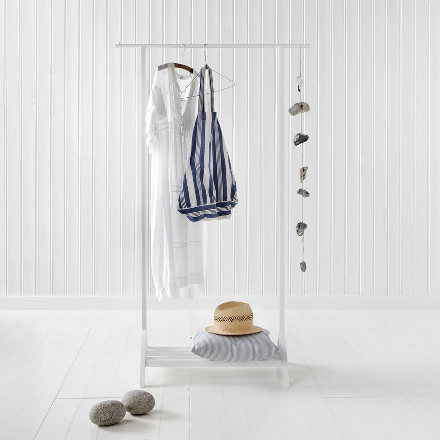 White Adult Clothes Rail By Nubie Modern Kids Boutique