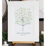 Personalised Thumbprint Tree Guest Book, thumbnail 1 of 5