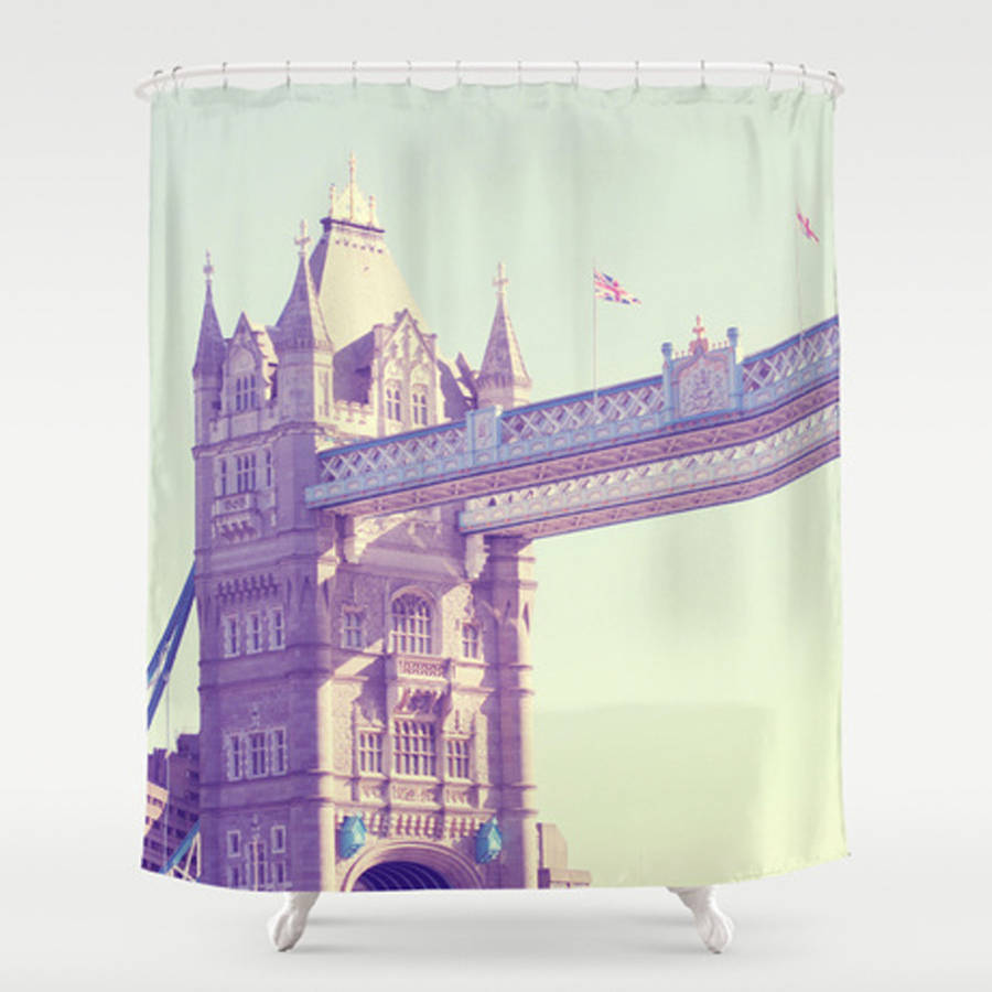 Tower Bridge Shower Curtain By Ruby and B | notonthehighstreet.com