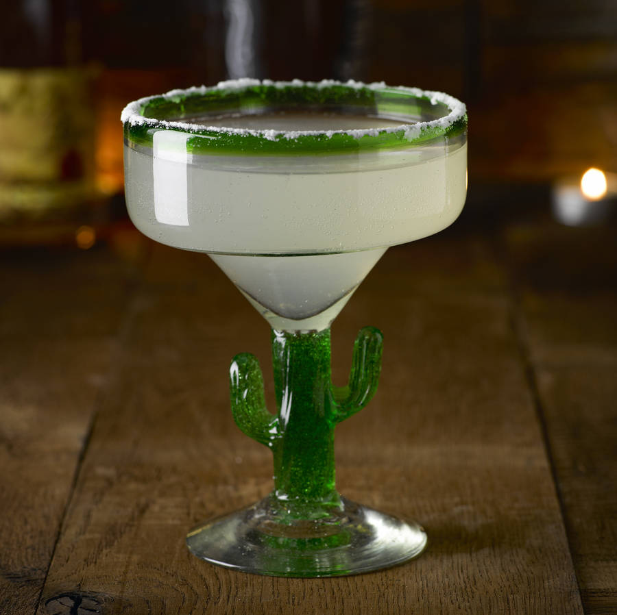 Cactus Margarita Glass By Bespoke Barware