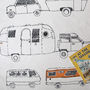 Caravan And Campervan Tea Towel, thumbnail 4 of 5
