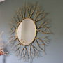 Large Golden Twig Mirror, thumbnail 2 of 5