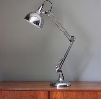 Chrome Angled Table Lamp, 2 of 2