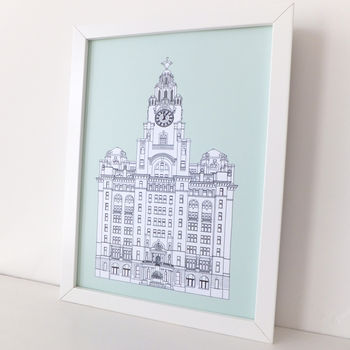 Liver Building, Liverpool Print, 6 of 11