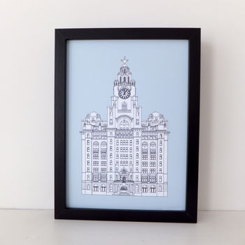 Liver Building, Liverpool Print, 7 of 11