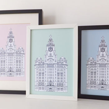 Liver Building, Liverpool Print, 4 of 11