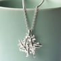 Sterling Silver Twig Stack Necklace, thumbnail 2 of 5