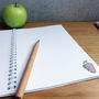 Apple Leaf Spiral Bound A5 Notebook, thumbnail 6 of 10