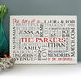 Personalised 'The Story Of Us' Family Print, thumbnail 1 of 11