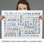 Personalised 'The Story Of Us' Family Print, thumbnail 8 of 11