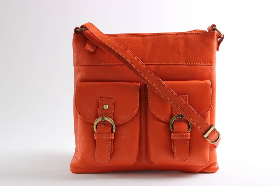 Small Green Messenger Bag By The Leather Store | notonthehighstreet.com
