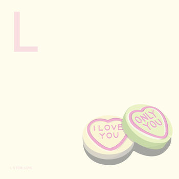 'L Is For Love' Print, 2 of 3
