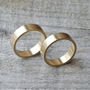 Personalised Wedding Band Set In 9ct Yellow Gold, thumbnail 3 of 5