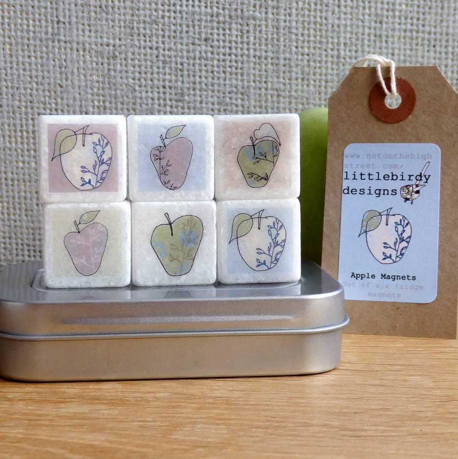 Apple Mini Marble Fridge By littlebirdydesigns