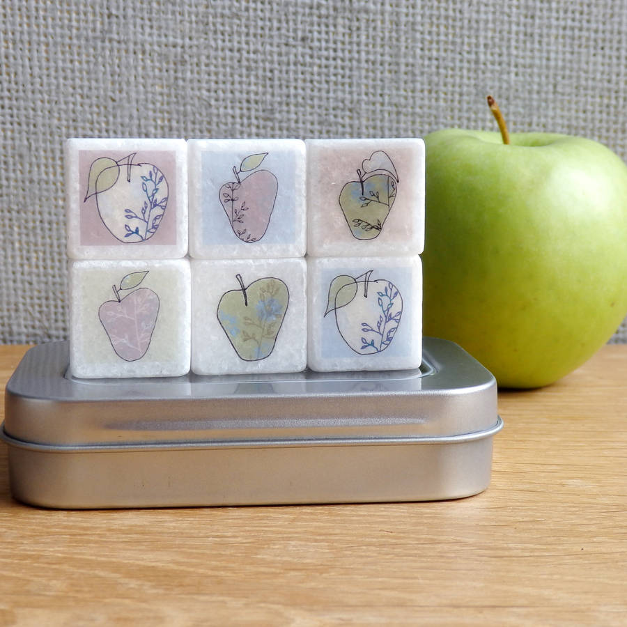 Apple Mini Marble Fridge By littlebirdydesigns