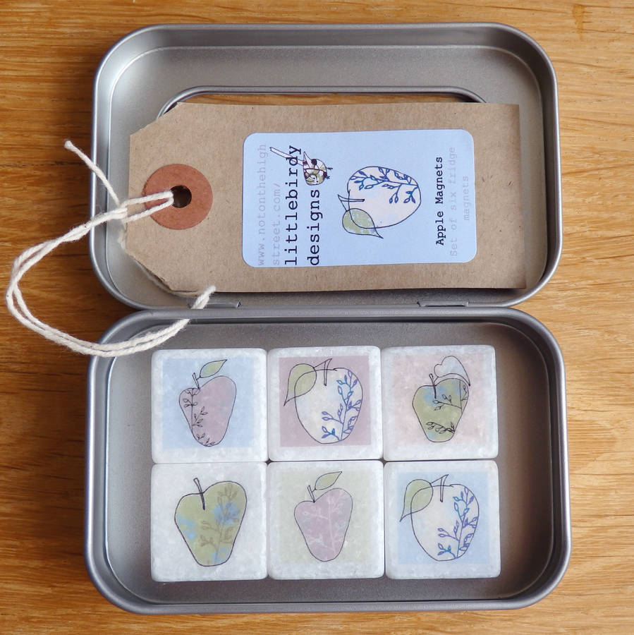 Apple Mini Marble Fridge By littlebirdydesigns