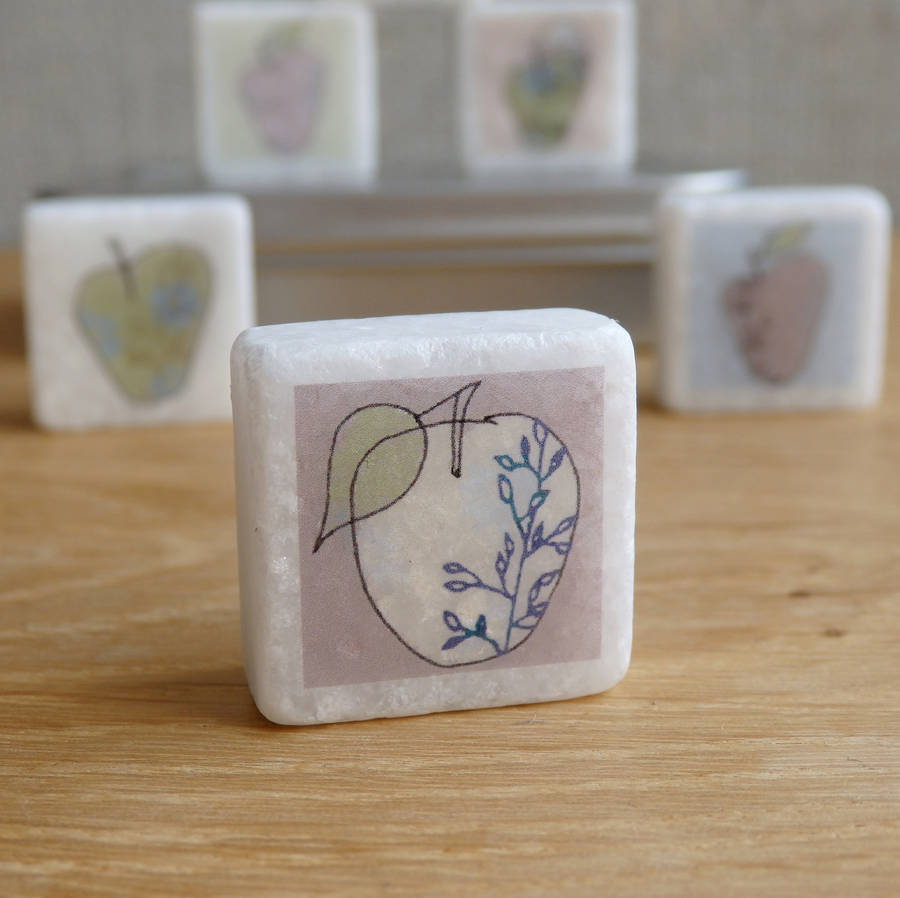 Apple Mini Marble Fridge By littlebirdydesigns