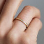 Fairtrade Eternity Half Diamond Promise Ring, thumbnail 1 of 7
