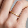 Fairtrade 18ct Gold Wheat Engraved Ring 2mm, thumbnail 2 of 5