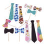 Vintage Style Ties And Bowties Photo Booth Props, thumbnail 2 of 2