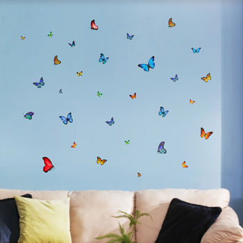 Summer Butterfly Wall Stickers By The Binary Box | notonthehighstreet.com