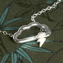Thunderstorm Sterling Silver Cloud Necklace, thumbnail 3 of 10