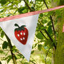 Strawberry Personalised Bunting, thumbnail 3 of 4
