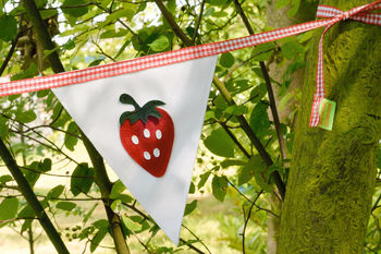 Strawberry Personalised Bunting, 3 of 4