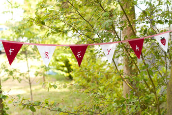 Strawberry Personalised Bunting, 4 of 4