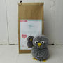 Pom Pom Pets Craft Kit Grey Owl, thumbnail 1 of 3