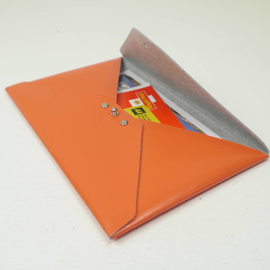 Pastel Coloured Small Leather Folder By Deservedly So