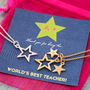 Teachers Thank You Star Necklace, thumbnail 1 of 6