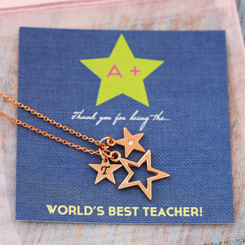 Teachers Thank You Star Necklace, 5 of 6