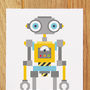 Yellow Robot Card, thumbnail 2 of 2