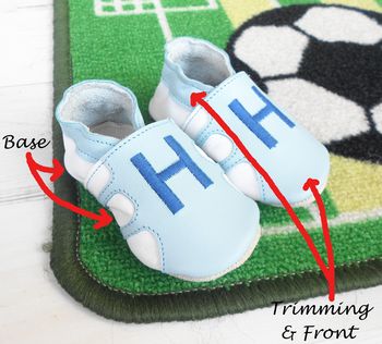Baby's Initial First Football Booties, 7 of 10