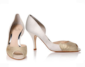 Wedding Shoes Bridal Trainers Notonthehighstreet Sabreen Cream Bridal Shoes