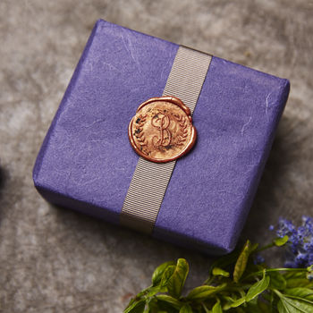 Monogram And Wreath Wax Seal Stamp, 7 of 10