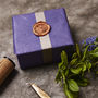 Monogram And Wreath Wax Seal Stamp, thumbnail 8 of 10