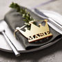 Crown Personalised Place Settings, thumbnail 2 of 5