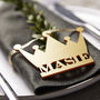Crown Personalised Place Settings, thumbnail 1 of 5