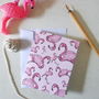 Safari Flamingo Greetings Card, thumbnail 3 of 5