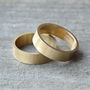 Personalised Wedding Band Set In 9ct Yellow Gold, thumbnail 1 of 5