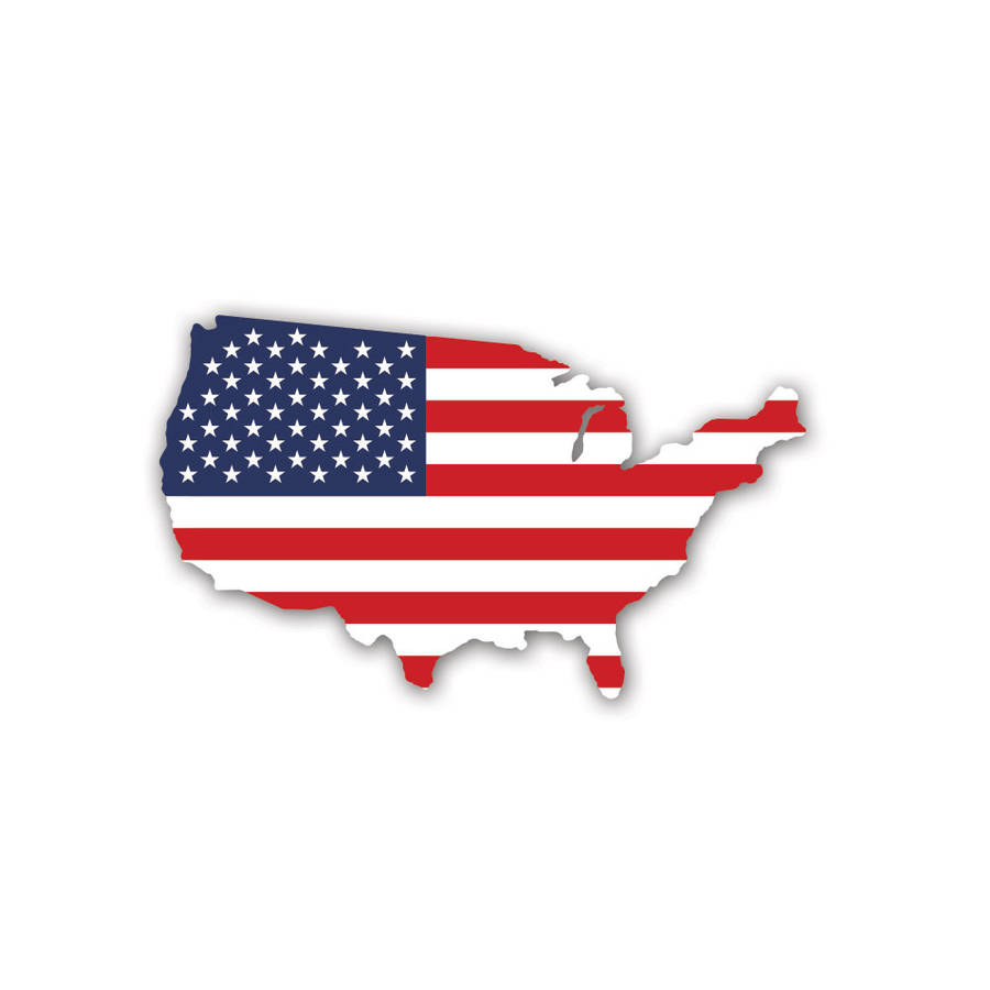 usa country flag sticker by vinyl revolution | notonthehighstreet.com