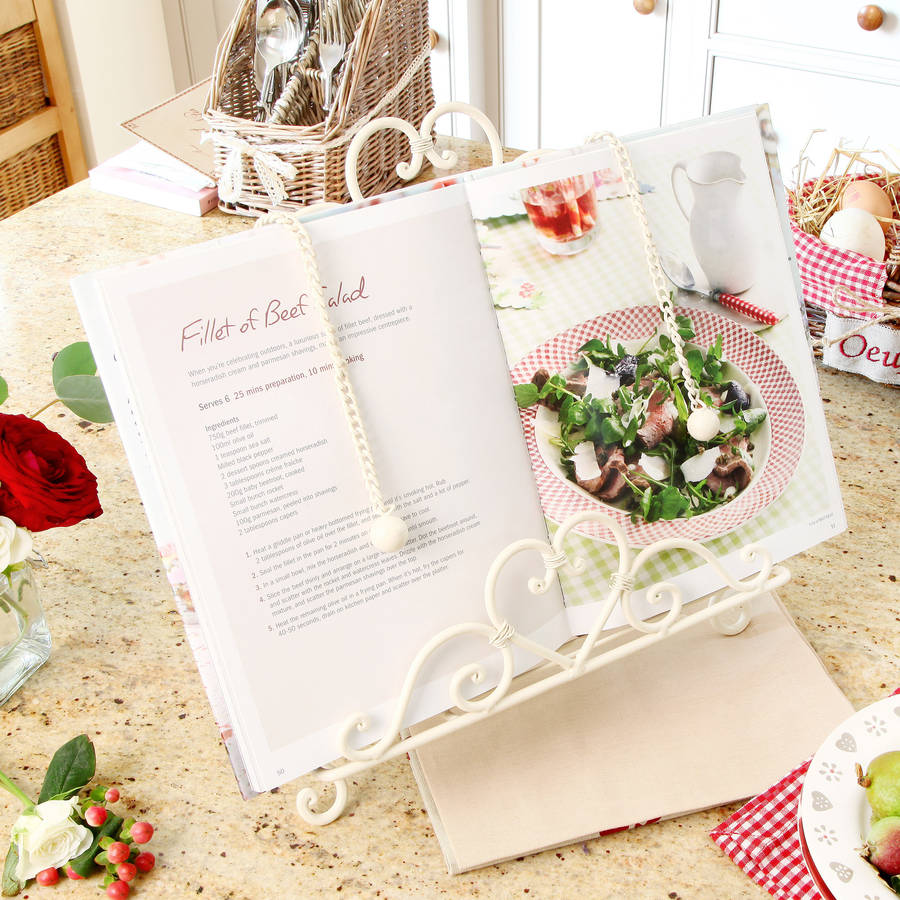 country heart cream cookbook stand by dibor