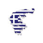 Greece National Flag Wall Art, thumbnail 4 of 5